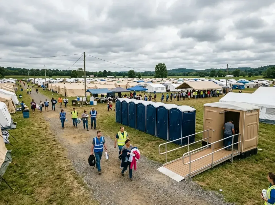 disaster-relief-camp-restrooms-010 — frequently asked questions, Dumpster & Portable Bathrooms Rental in Bedford, IN